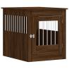 Stylish Dog Crate Furniture Brown Oak - 64.5x80x71 cm