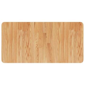 Bathroom Countertop Light Brown Solid Oak 80x40cm | Hipo Market