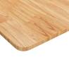 Bathroom Countertop Light Brown Solid Oak 80x40cm | Hipo Market