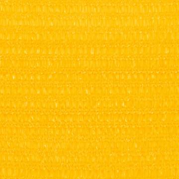 Sunshade Sail 4x5m - Rectangular Yellow HDPE | HipoMarket