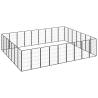 32-Panel Dog Playpen Black 50x100 cm Powder-coated Steel Size 450 x 350 x 100 cm Quantity in Package 1 