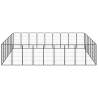 32-Panel Black Dog Playpen - Durable & Versatile