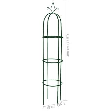 Garden Arch Tower Set - 2 Pcs for Climbing Plants