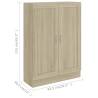 Book Cabinet Sonoma Oak - Stylish Storage Solution