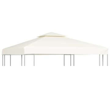 Gazebo Cover Canopy Replacement - Cream White 3x3m