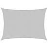 Light Grey Sun Shade Sail 7x5 m - UV & Water Resistant