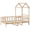 Day Bed with Roof 90x190 cm | Solid Pine Wood - HipoMarket