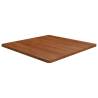 Square Table Top Dark Brown 80x80x2.5cm Treated Solid Wood Oak Colour dark brown Size 80 x 80 x 2.5 cm Quantity in Package 1 