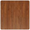 Square Dark Brown Oak Table Top - 80x80cm | HipoMarket UK