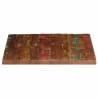 Table Top 70x70 cm - Solid Reclaimed Wood & Rustic Design