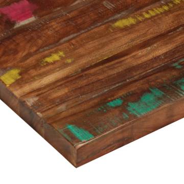 Table Top 70x70 cm - Solid Reclaimed Wood & Rustic Design