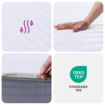 Foam Mattress Medium Soft 140x190 cm | Hipomarket UK