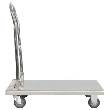 Buy Platform Wagon Silver - Durable Stainless Steel | HipoMarket