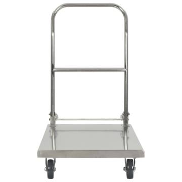 Buy Platform Wagon Silver - Durable Stainless Steel | HipoMarket