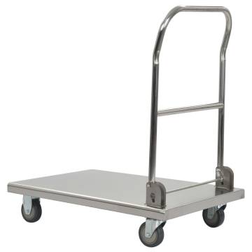 Buy Platform Wagon Silver - Durable Stainless Steel | HipoMarket