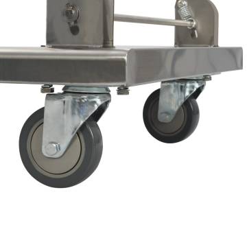 Buy Platform Wagon Silver - Durable Stainless Steel | HipoMarket