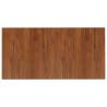 Dark Brown Solid Wood Bathroom Countertop - 100x50cm