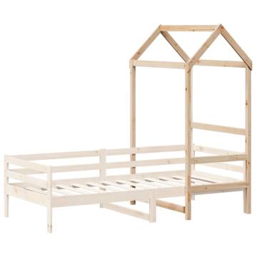 Kids' Bed Roof 118x70x176.5 cm Solid Pine - Fun & Durable