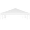 Gazebo Top Cover 270 g/m² 3x3 m White - Durable & Water Resistant