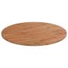 Round Table Top Light Brown Ø90x1.5 cm Treated Solid Wood Oak Colour light brown Size Ø 90 x 1.5 cm Quantity in Package 1 