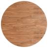 Round Light Brown Oak Table Top Ø90x1.5 cm - Hipomarket