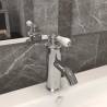 Bathroom Basin Faucet Silver 130x180 mm Colour silver 