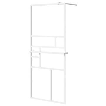 Walk-in Shower Wall with Shelf - Stylish & Durable 90x195 cm