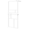 Walk-in Shower Wall with Shelf - Stylish & Durable 90x195 cm