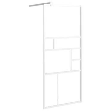 Walk-in Shower Wall with Shelf - Stylish & Durable 90x195 cm