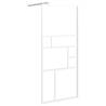 Walk-in Shower Wall with Shelf - Stylish & Durable 90x195 cm