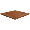 Square Table Top Dark Brown 60x60x2.5cm Treated Solid Wood Oak Colour dark brown Size 60 x 60 x 2.5 cm Quantity in Package 1 