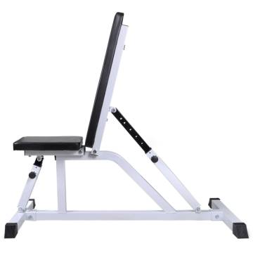 Workout Bench with Barbell & Dumbbell Set - 30.5 kg