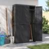 Outdoor Storage Cabinet Black 97x37x165 cm - Durable & Compact