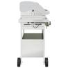 Gas BBQ Grill with 4 Burners - Silver Stainless Steel