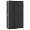 Outdoor Storage Cabinet Black 97x37x165 cm - Durable & Compact