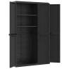 Outdoor Storage Cabinet Black 97x37x165 cm - Durable & Compact