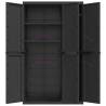 Outdoor Storage Cabinet Black 97x37x165 cm - Durable & Compact