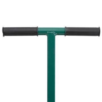 Compost Spreader Green Ø40x60 cm Steel - Efficient Lawn Care