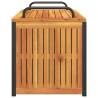 Outdoor Cushion Box - Solid Wood Acacia & Steel | Hipo Market