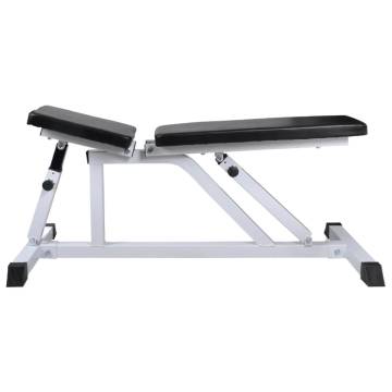 Workout Bench with Barbell & Dumbbell Set - 60.5 kg