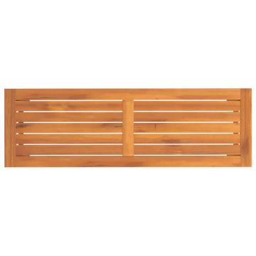 Garden Bench 110x35x45 cm - Solid Acacia Wood | Hipomarket