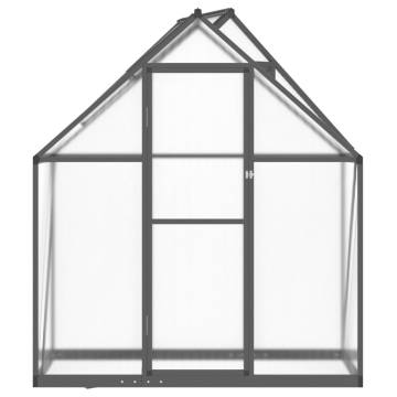 Anthracite Greenhouse with Base Frame - 169x58x195 cm