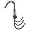 Bridle Hanger with 5 Swivel Hooks - Black Steel Storage Solution