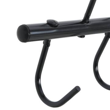 Bridle Hanger with 5 Swivel Hooks - Black Steel Storage Solution