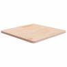 Square Table Top 60x60x2.5 cm Untreated Solid Wood Oak Colour natural Size 60 x 60 x 2.5 cm Quantity in Package 1 