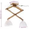 Stylish Ceiling Lamp 25W - White Industrial Design