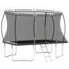 Trampoline Set Rectangular 335x244x90 cm 150 kg Colour grey Size 335 x 244 x 90 cm Quantity in Package 1 