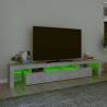 Stylish TV Cabinet with LED Lights - Concrete Grey | HipoMarket