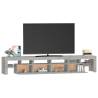 Stylish TV Cabinet with LED Lights - Concrete Grey | HipoMarket