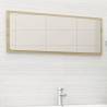 Bathroom Mirror Sonoma Oak 100x1.5x37 cm Engineered Wood Colour sonoma oak Size 100 x 1.5 x 37 cm Quantity in Package 1 